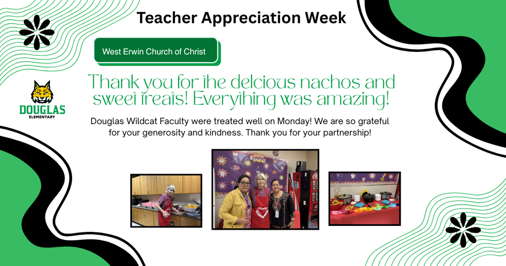 Thank you to West Erwin Church of Christ for the decicious lunch