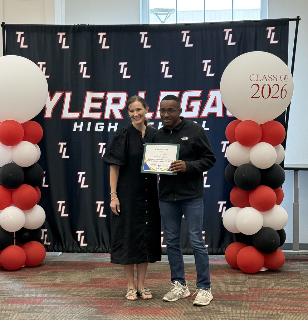 Tyler ISD seniors with their scholarship awards from TISD Foundation