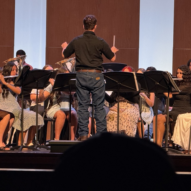 student conducting