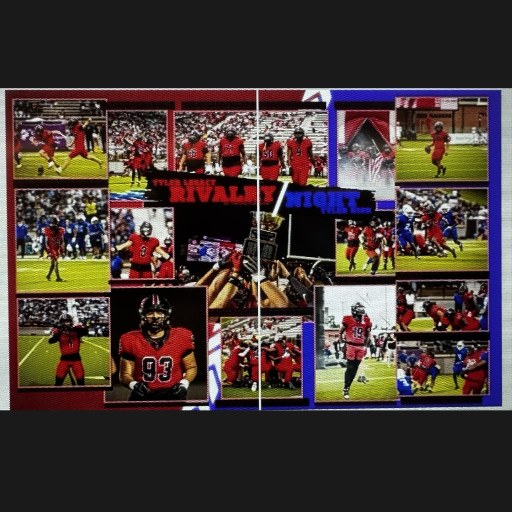 Tyler Legacy yearbook spread