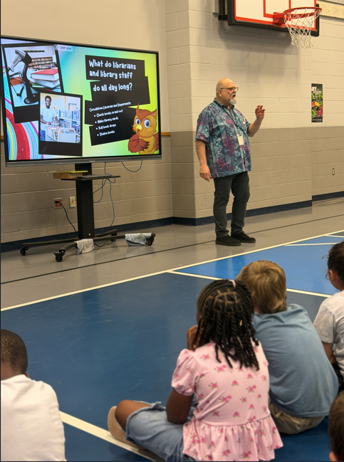 Tyler Public Library talking about summer/library activities.