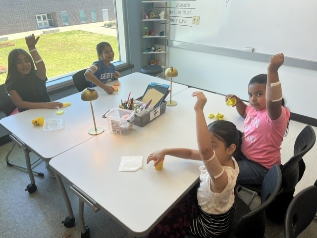 Griffin Elementary students visiting the Career & Technology Center