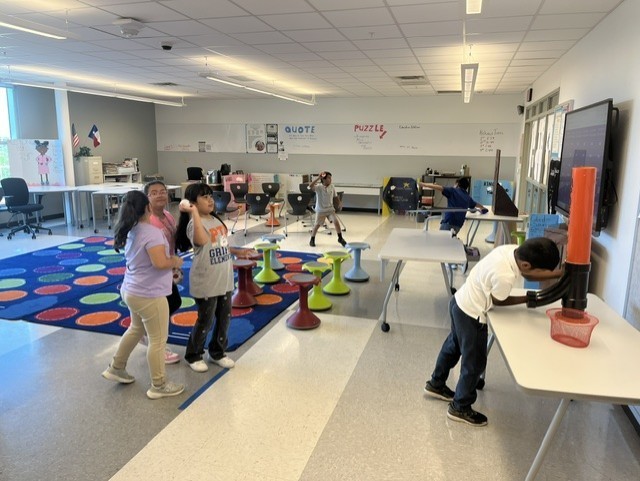 Griffin Elementary students visiting the Career & Technology Center