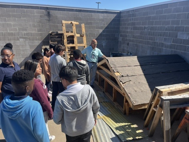 Griffin Elementary students visiting the Career & Technology Center
