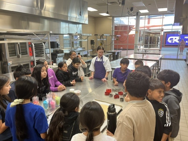 Griffin Elementary students visiting the Career & Technology Center