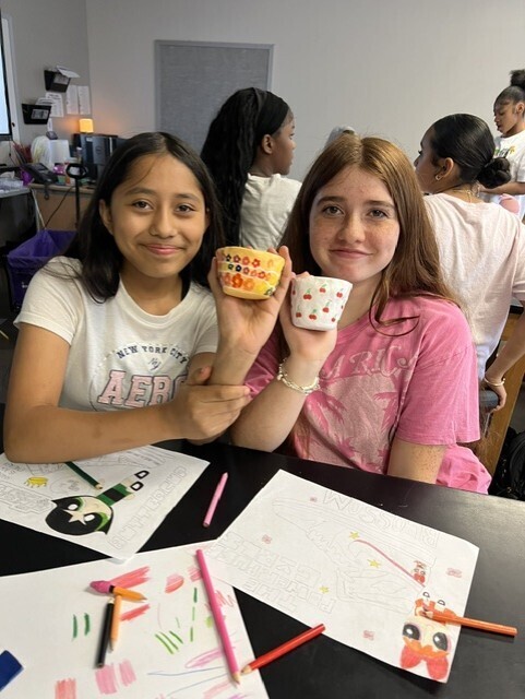 From a lump of clay to a finished masterpiece — 7th grade art understood the assignment 👏
