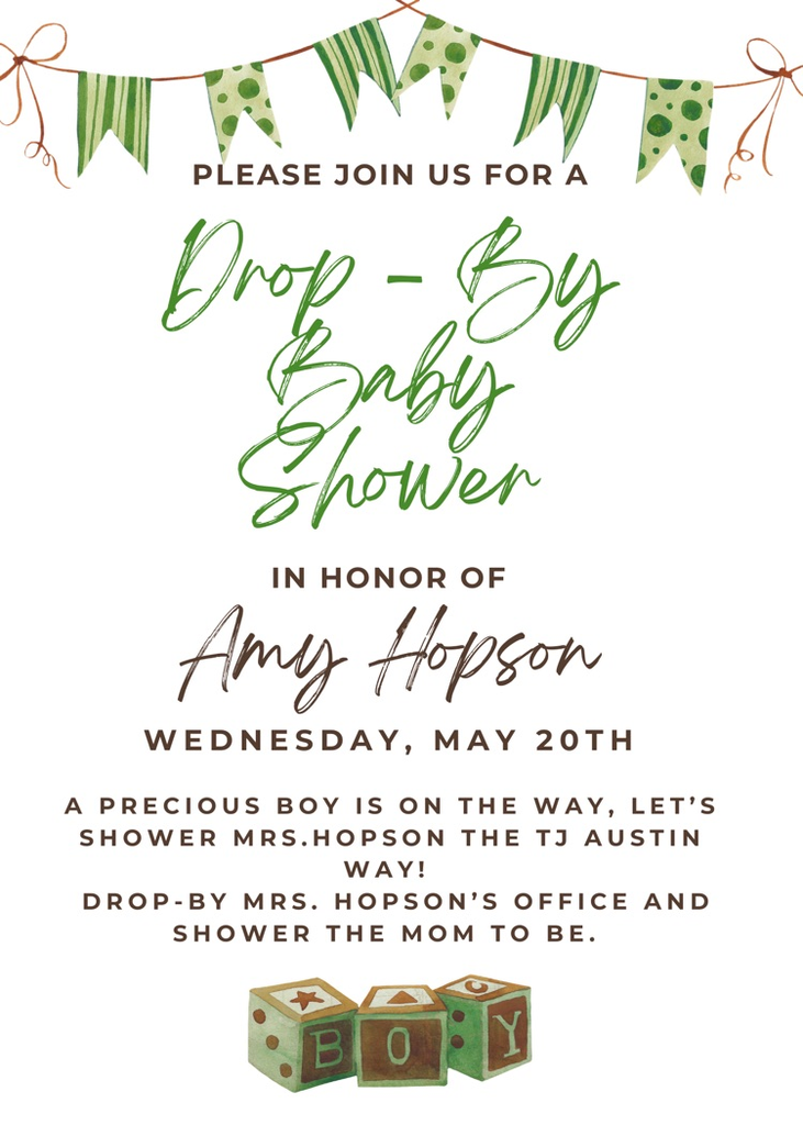 Drop-By Baby Shower