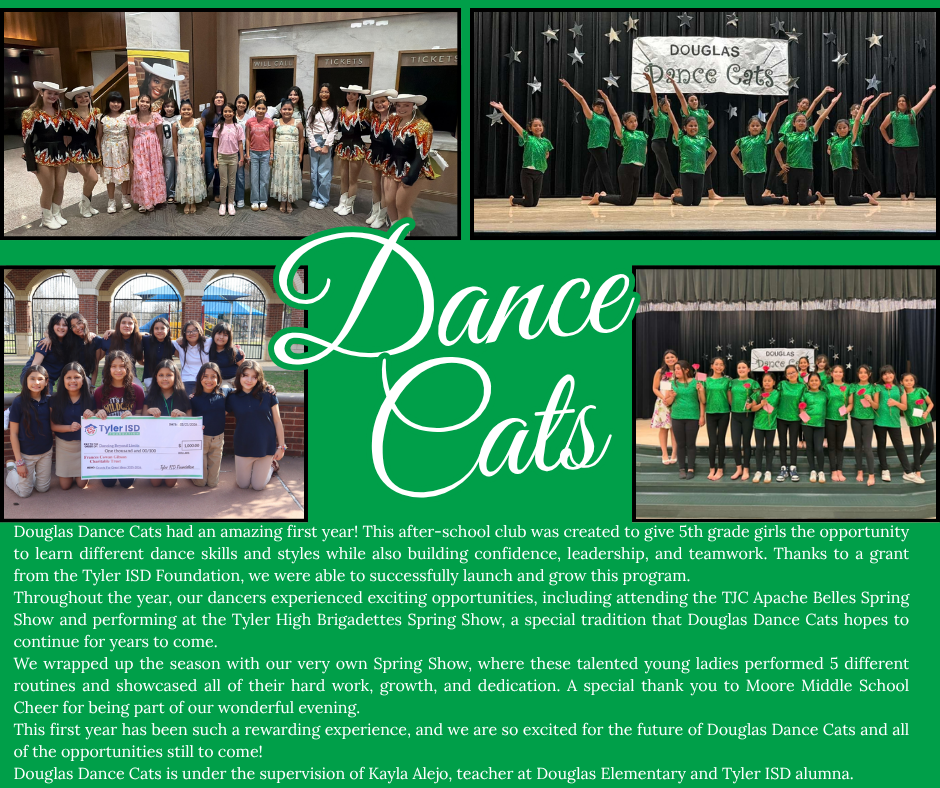Dance Cats had an amazing year at Douglas Elementary.
