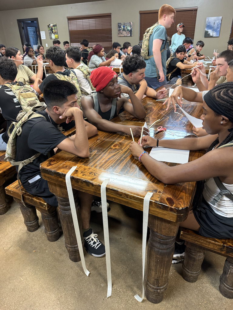 kids at a table