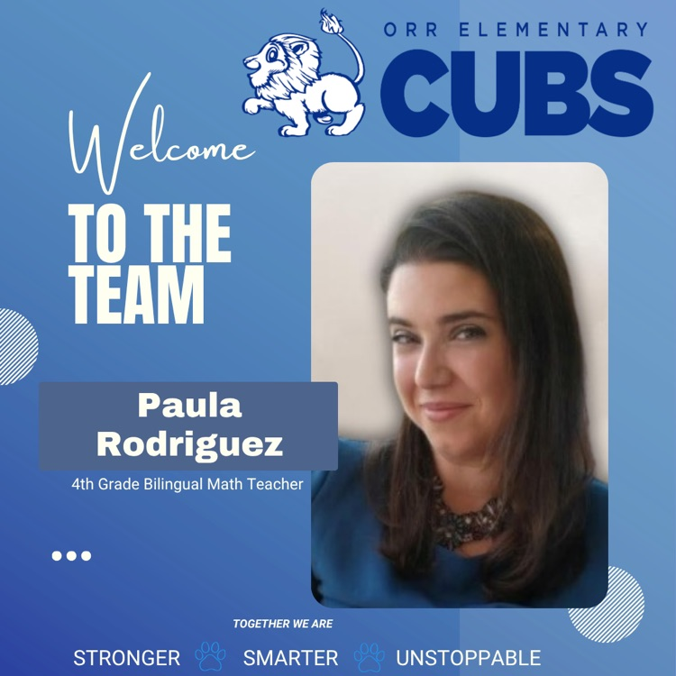 welcome to the team Paula Rodriguez