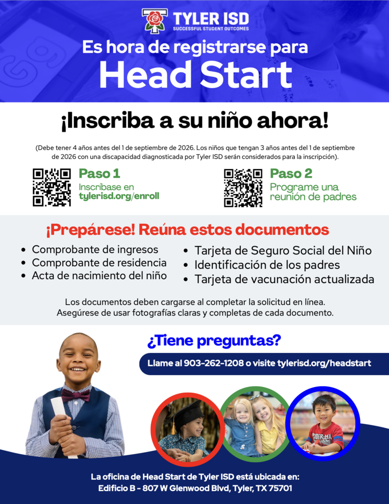headstart enrollment form-spanish