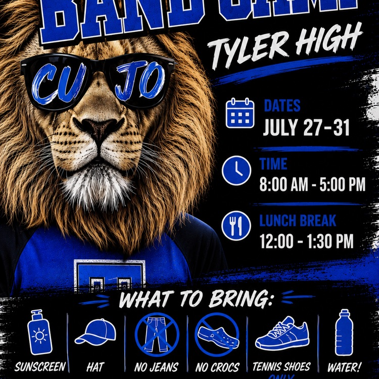 flyer for band camp