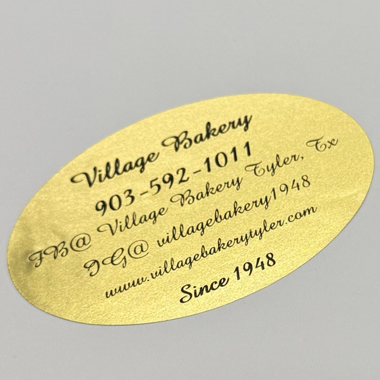bakery sticker