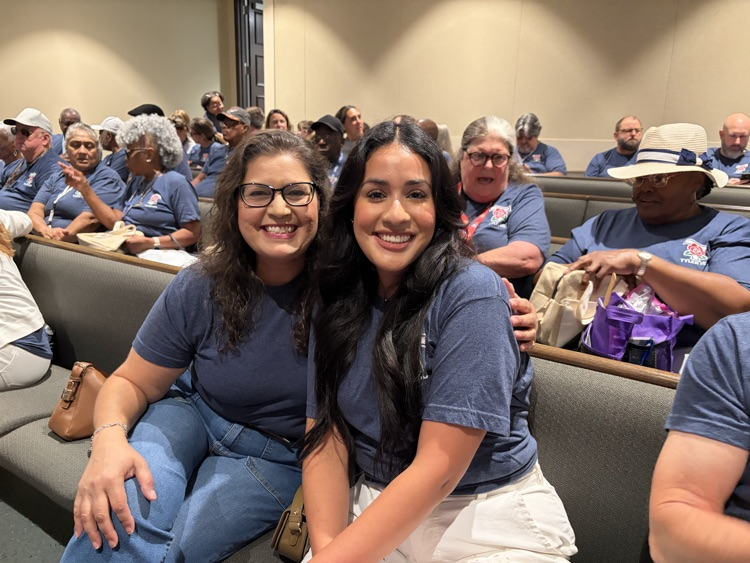 teachers sitting at convocation