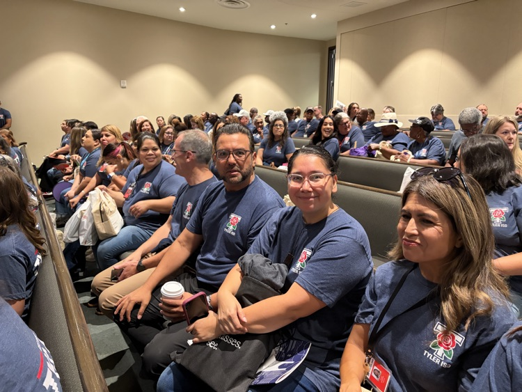 teachers sitting at convocation