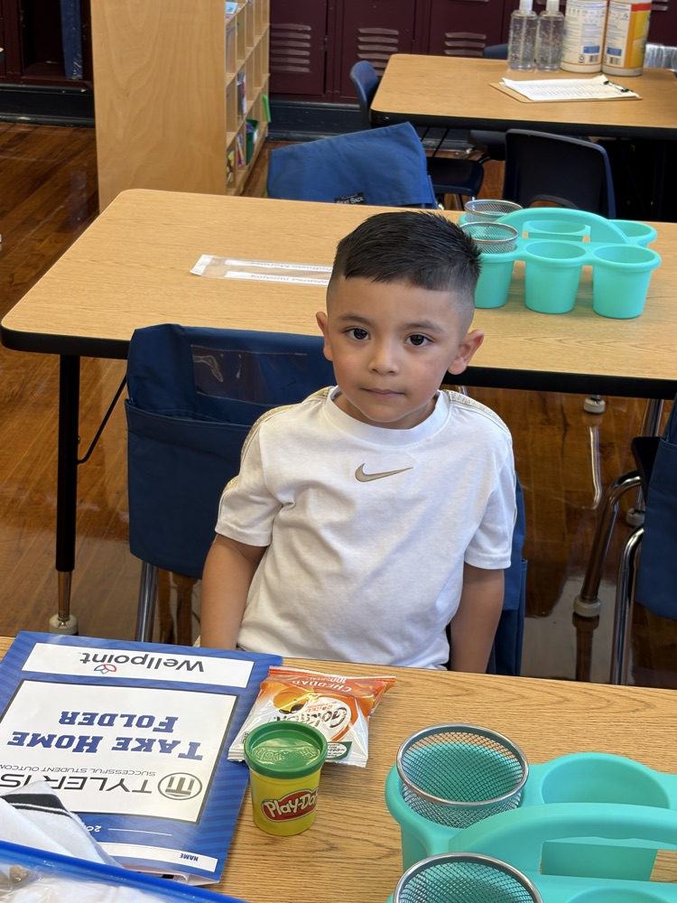 kid at table