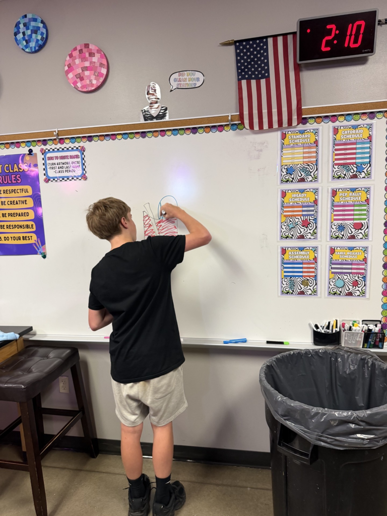 πβοΈ No peeking! Our 8th grade artists put their observation skills to the test with fun art challengesβincluding drawing their partners without looking at the paper, passing their drawings along, and putting their creativity to the test with Pictionary! π¨π A little creativity, a lot of laughs, and some unique artwork!