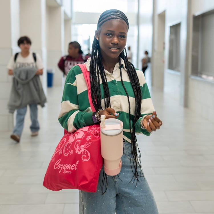 student in hall