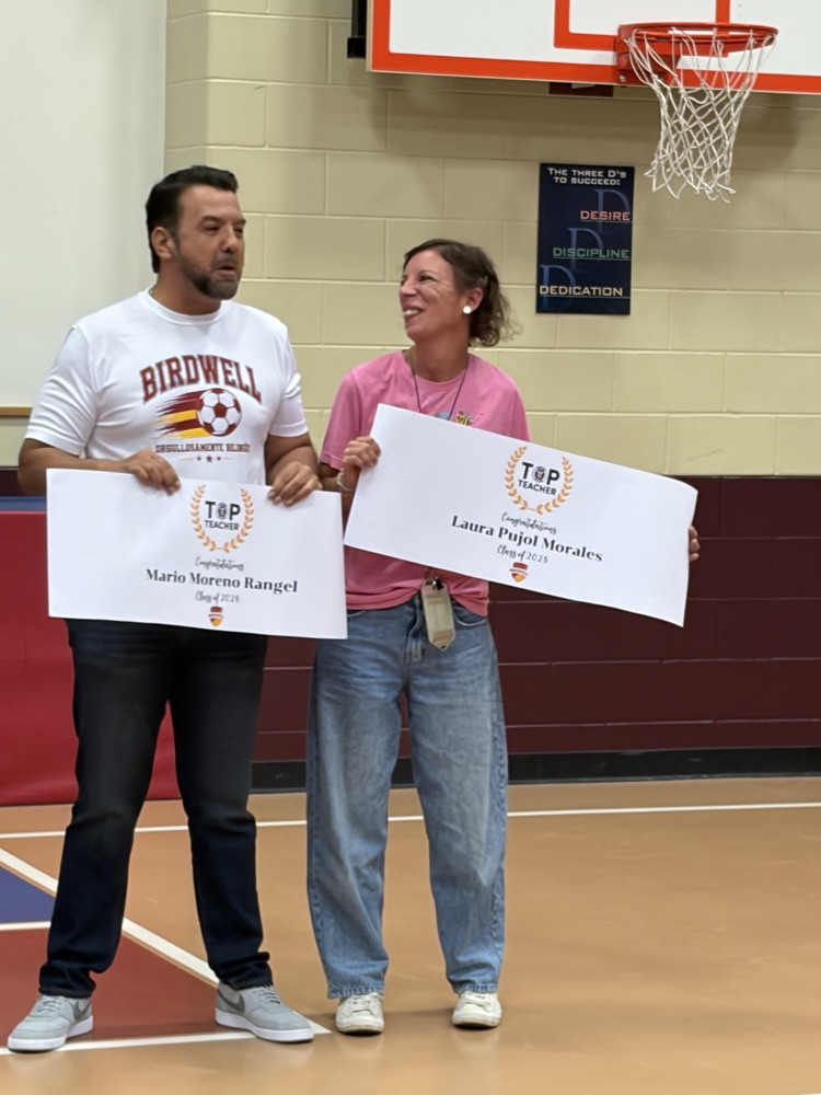 top teachers with banners