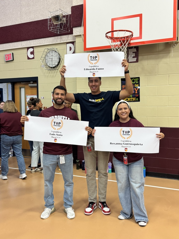 top teachers with banners