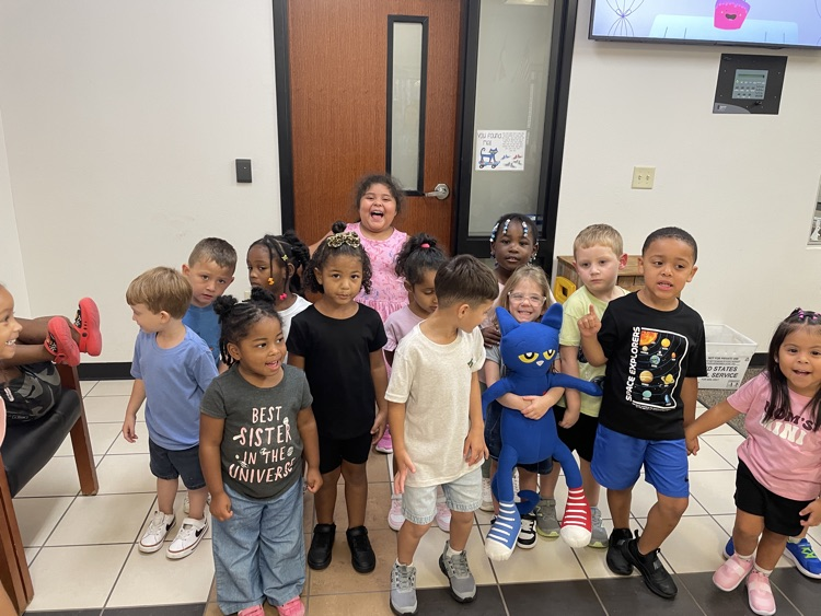 Kids on a scavenger hunt.