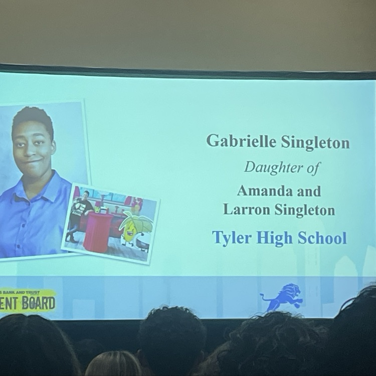 screen with student info