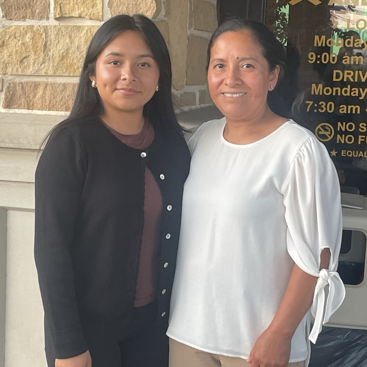 student and mom
