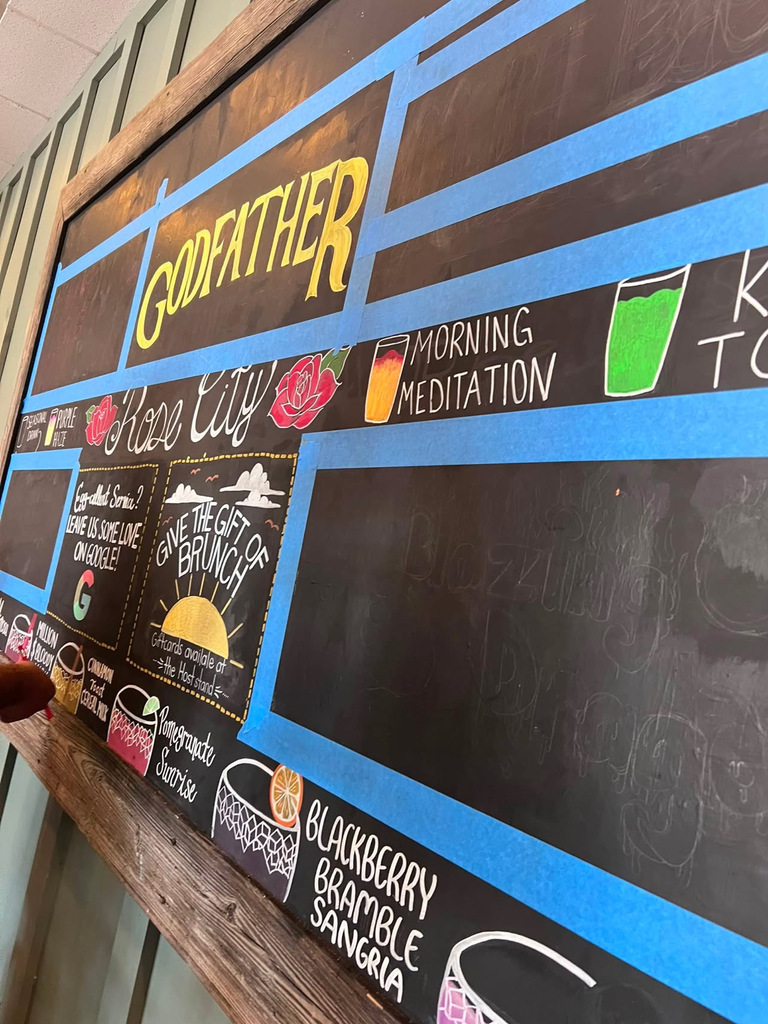 wall with chalkboard