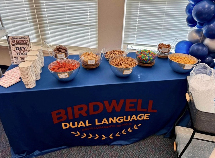 table of snacks