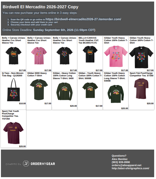 all shirts available