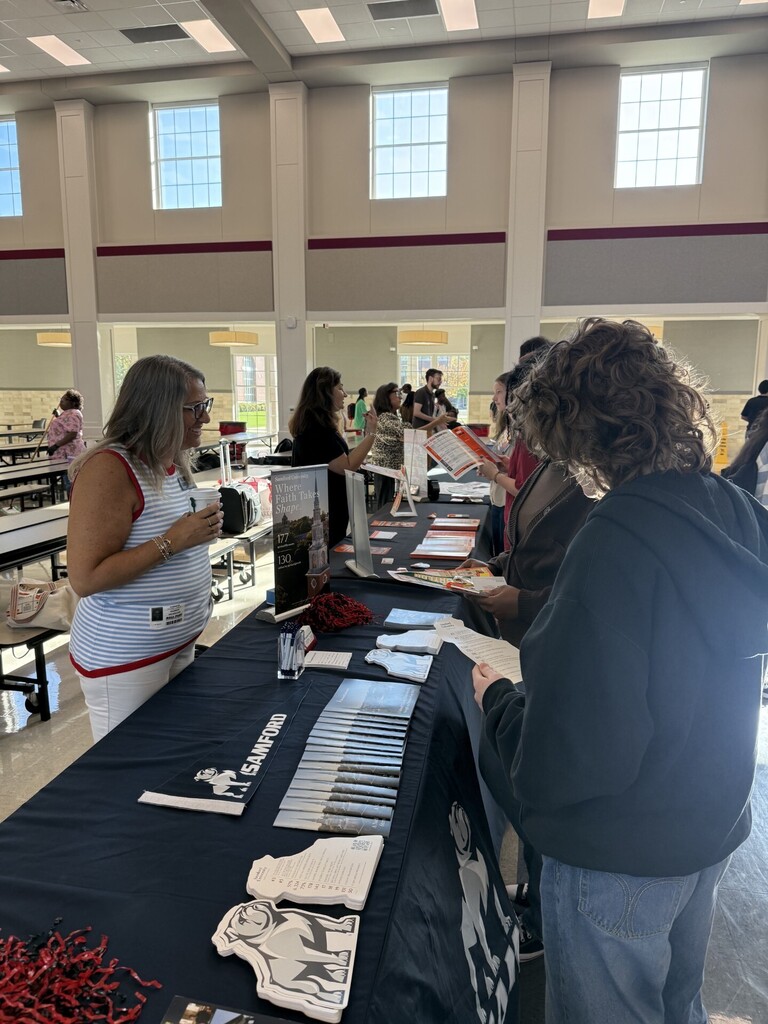 College fair at legacy for graduating seniors