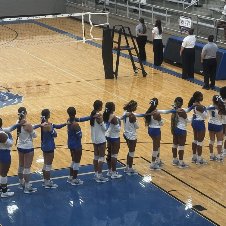 volleyball girls in line