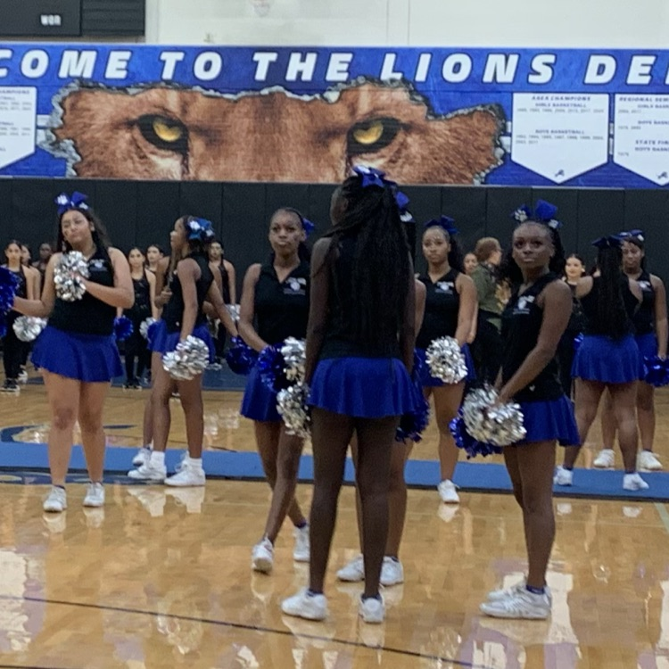 cheerleaders on floor