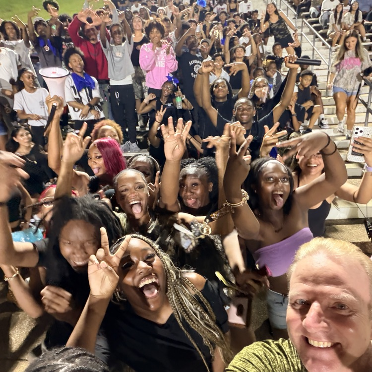 student section selfie
