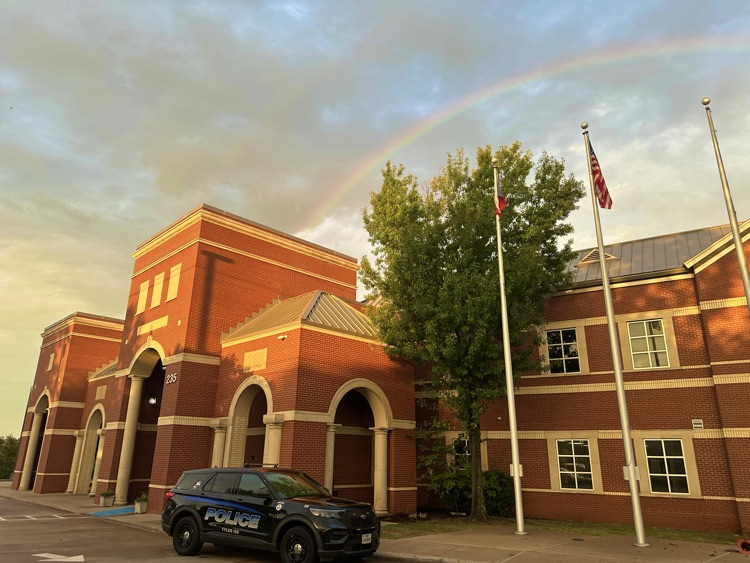 Bonner with rainbow