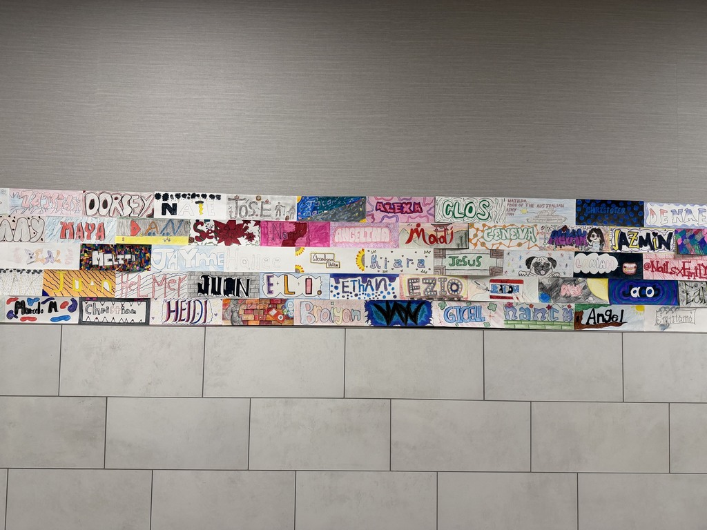 art work on the wall