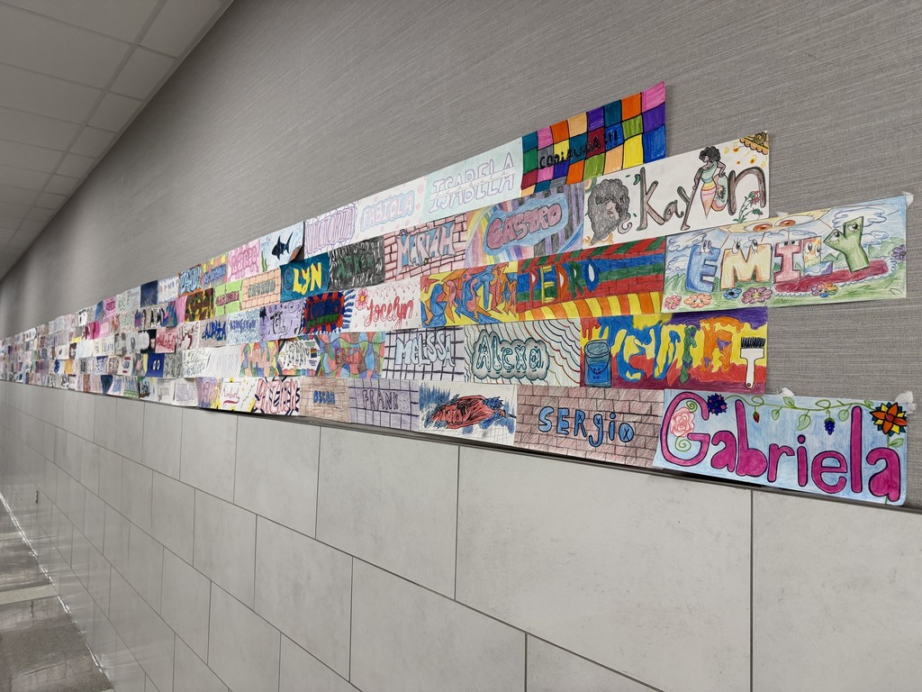 art work on the wall