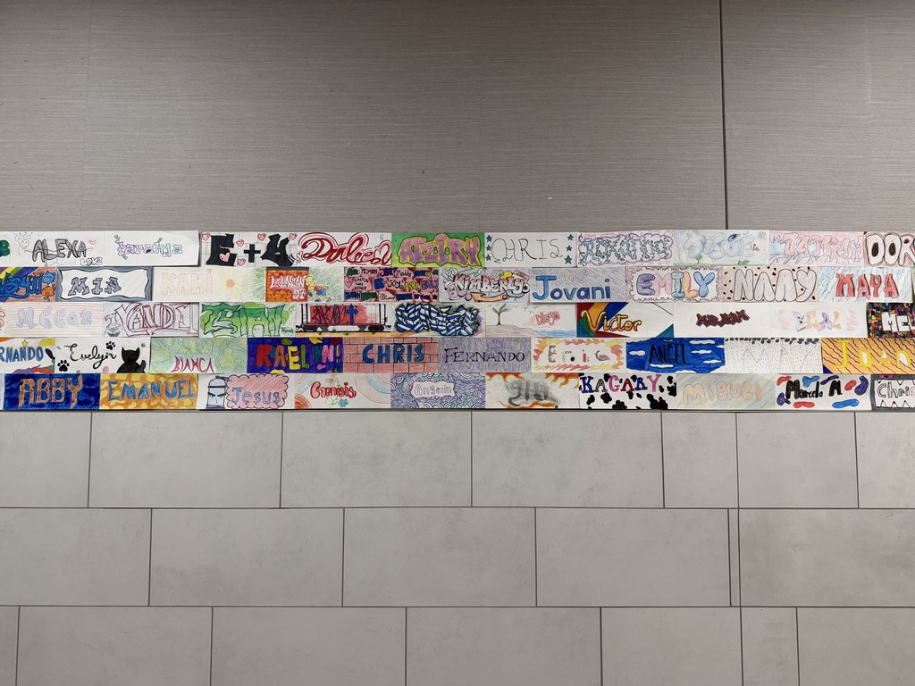 art work on the wall