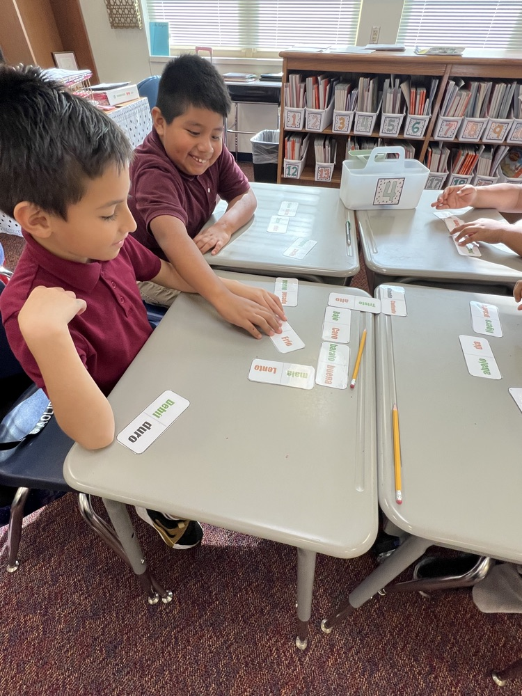 kids working at desks