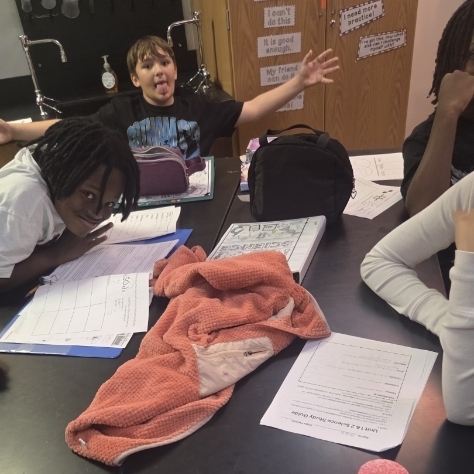 Using notes from this Unit to fill out their study guide.