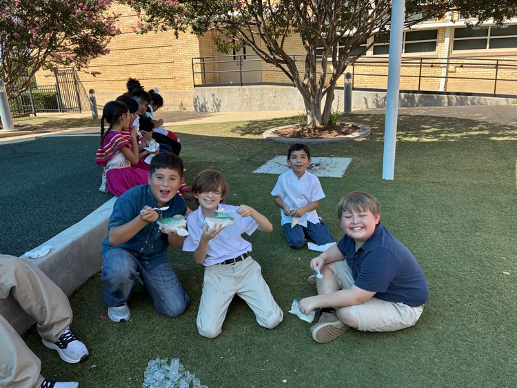 group of student outside