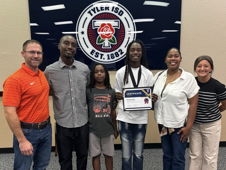 Tyler ISD District Student of the Month