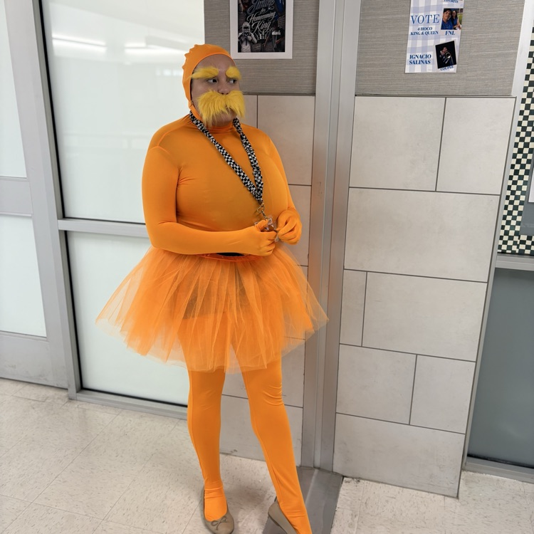 person dressed as Lorax