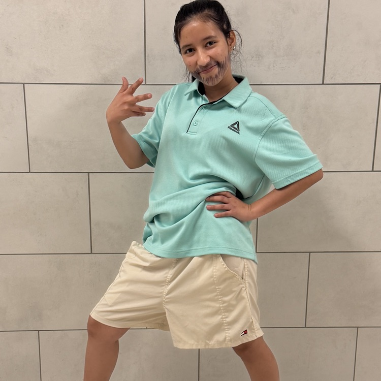 student posing for photo 