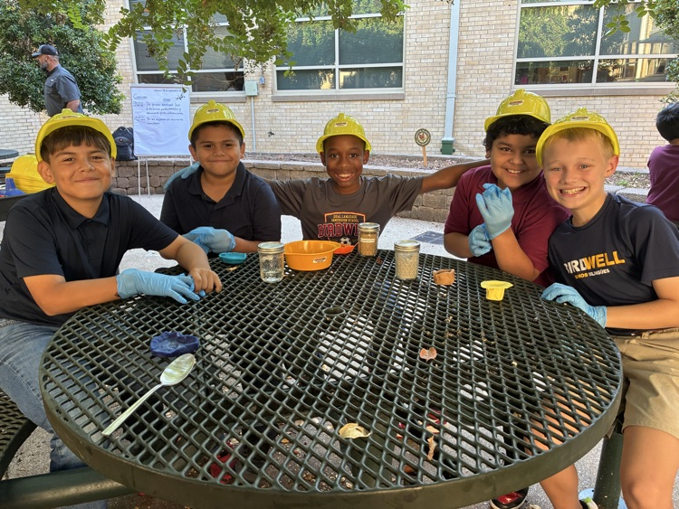 kids working with concrete outside