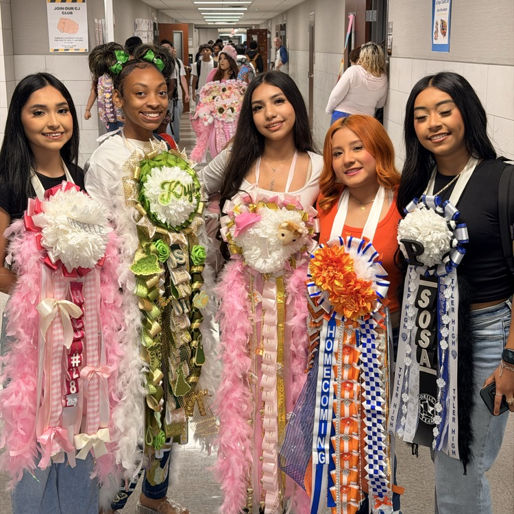 students with mums