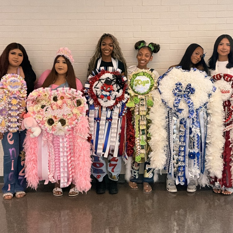 students with mums