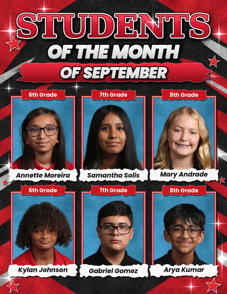 Students of the month of September