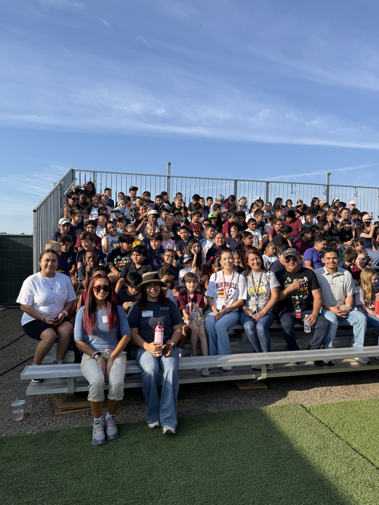 students and teachers at the fair