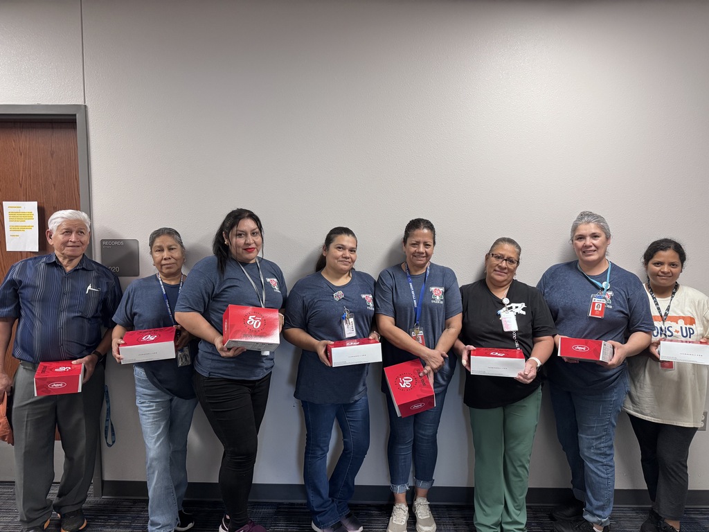 custodians and their lunch for custodians day